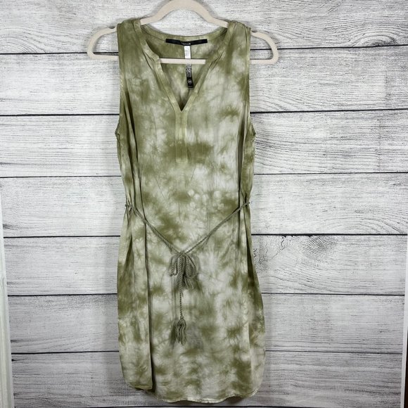 Kensie Dresses & Skirts - Kensie Women's Dusty Olive Combo Tie-Dye Rayon Dress Sz M